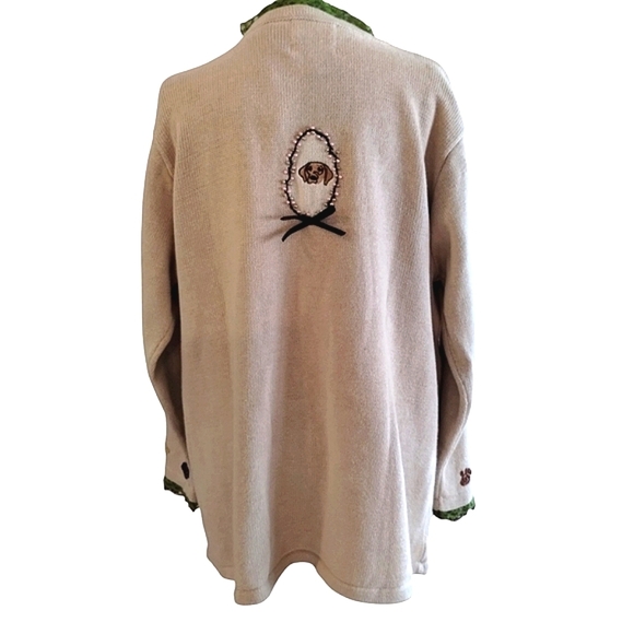 Storybook Knits Limited Edition Cardigan Set 1X (Dog Themed) NWT - Picture 13 of 14